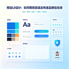 六枝特建站-网站UI设计：如何用视觉语言传递品牌信任感